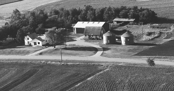 Vintage Aerial photo from 1985 in Lancaster County, NE