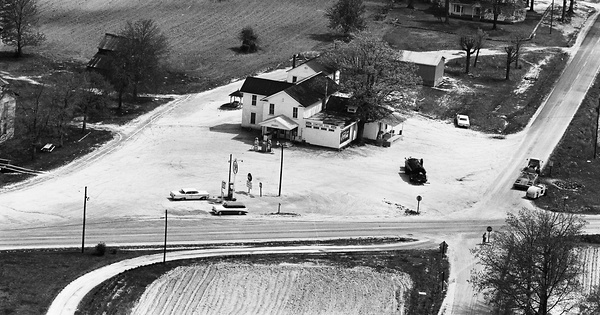 Vintage Aerial photo from 1965 in Orange County, NC