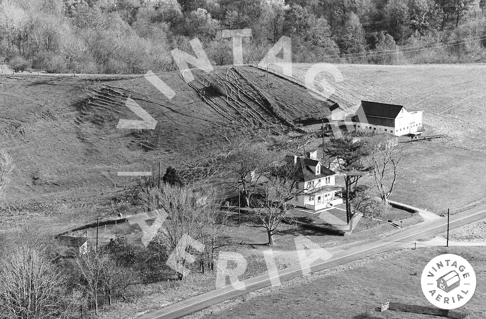Vintage Aerial Ohio Belmont County 1977 18FBE10