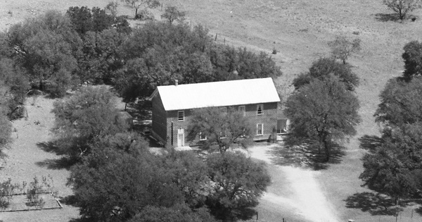 Vintage Aerial photo from 1984 in Burnet County, TX
