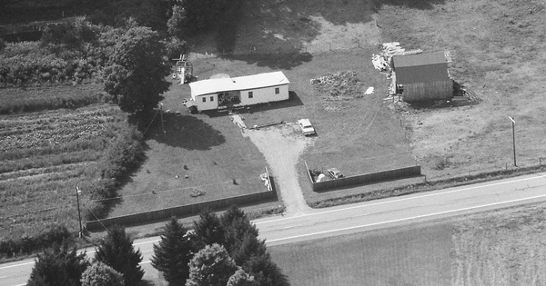 Vintage Aerial photo from 1994 in Tioga County, NY