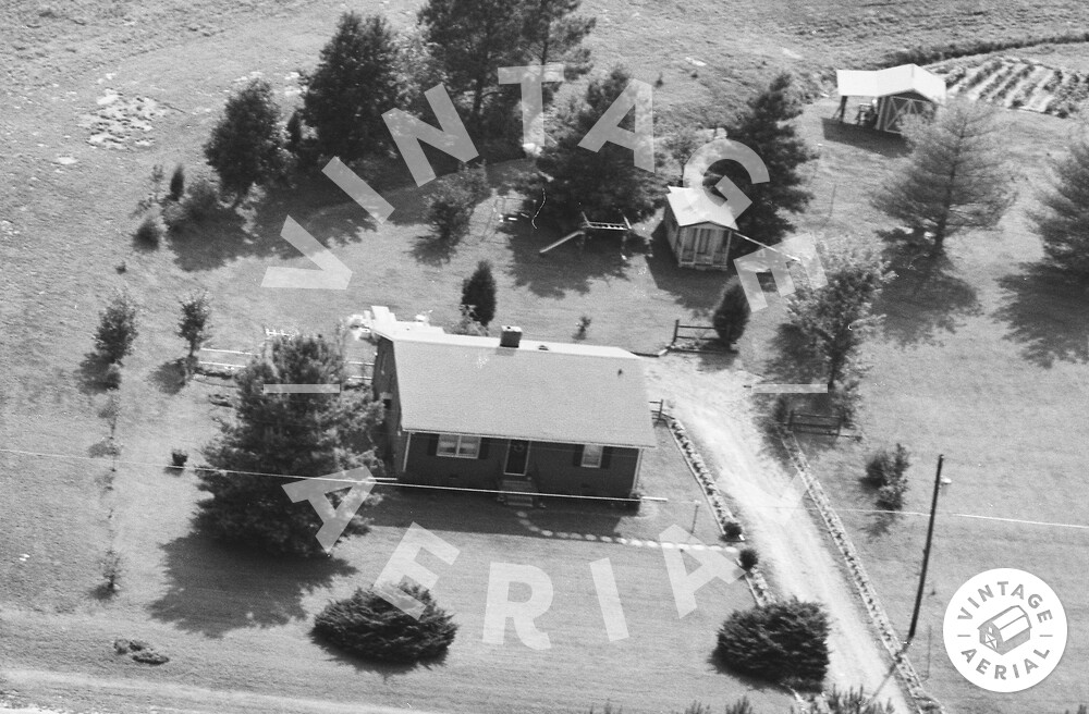 Vintage Aerial North Carolina Vance County 1987 67AVA3