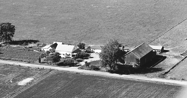 Vintage Aerial photo from 1967 in Allen County, OH