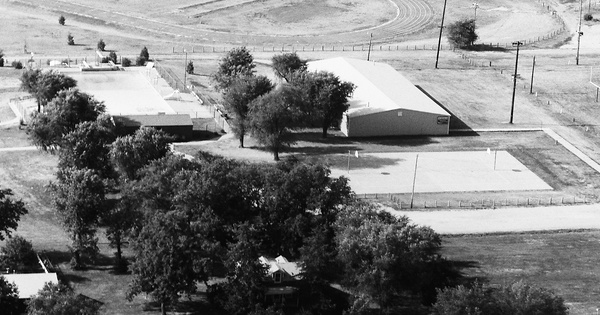 Vintage Aerial photo from 1983 in Osage County, KS