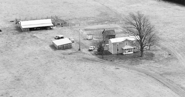 Vintage Aerial photo from 1987 in Culpeper County, VA