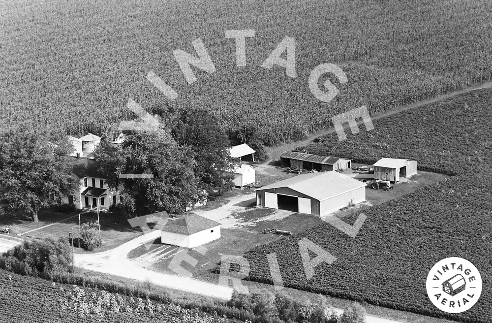 Vintage Aerial Missouri Clark County 1971 2PCL5