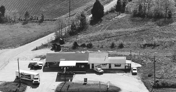 Vintage Aerial photo from 1986 in Heard County, GA