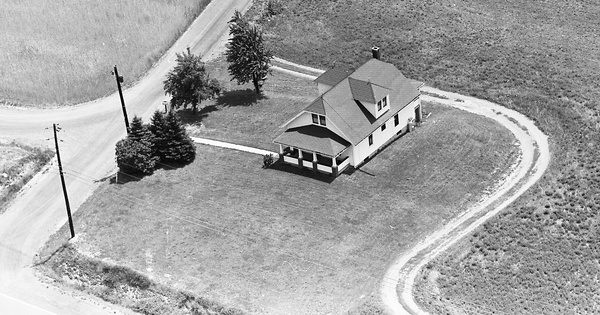 Vintage Aerial photo from 1963 in Lycoming County, PA