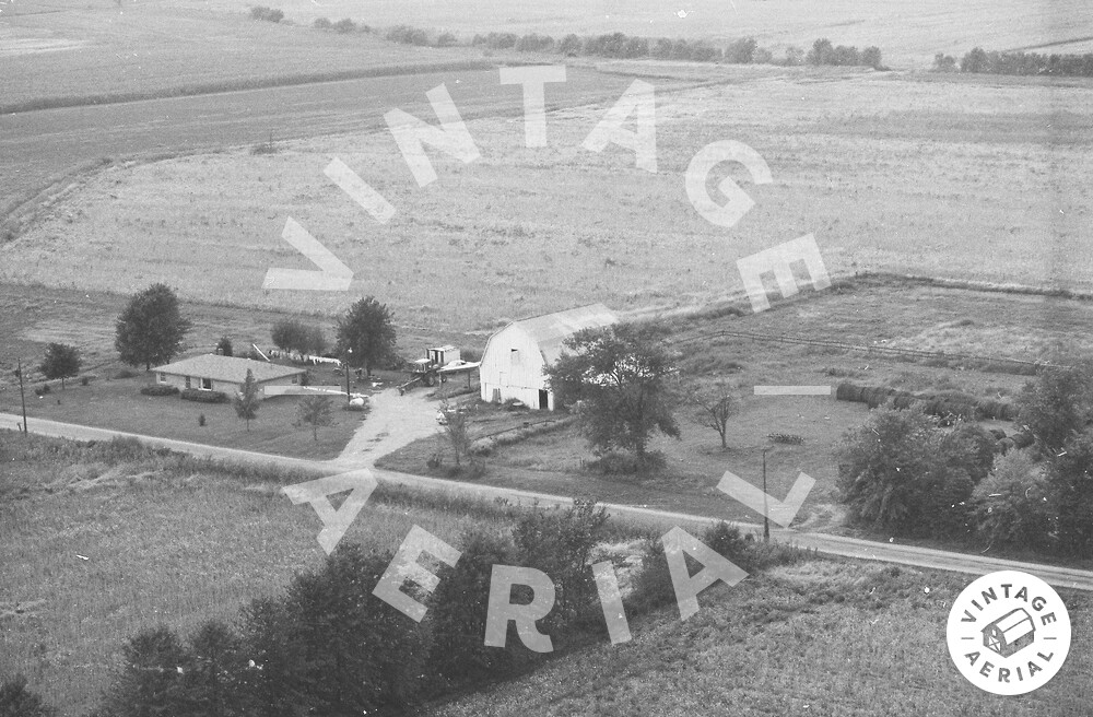 Vintage Aerial Illinois Jasper County 1978 43XJA36