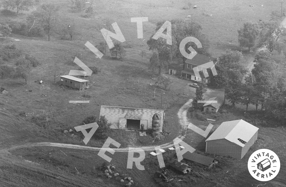 Vintage Aerial Pennsylvania Mifflin County 1980 13PMI14