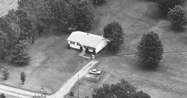 Vintage Aerial photo from 1990 in Mercer County, PA