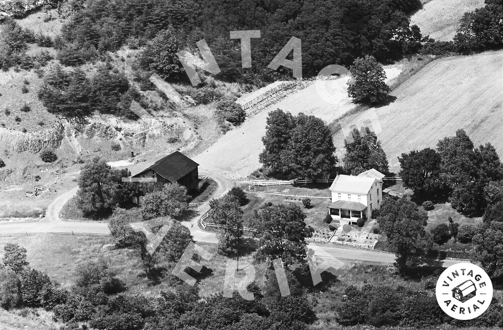 Vintage Aerial Pennsylvania Mifflin County 1966 15DMI38