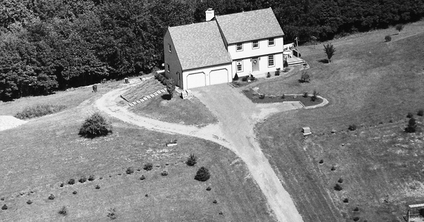 Vintage Aerial photo from 1992 in Montour County, PA