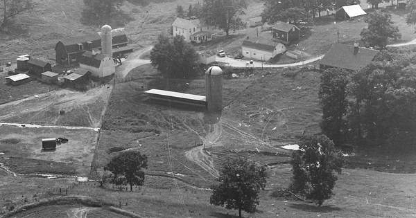 Vintage Aerial photo from 1973 in Jo Daviess County, IL