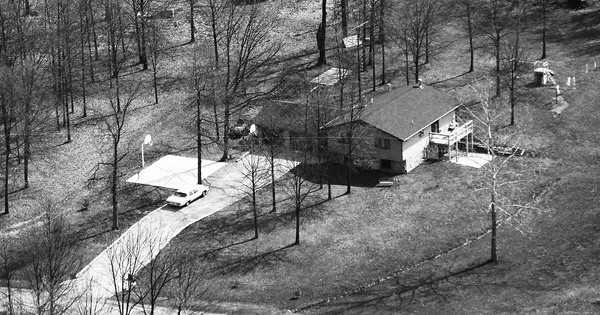 Vintage Aerial photo from 1993 in Marion County, IL