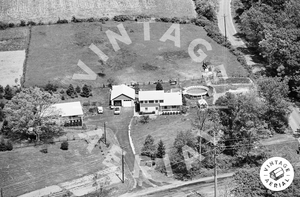Vintage Aerial Pennsylvania Dauphin County 1981 96SDA21