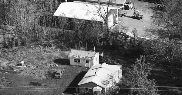 Vintage Aerial photo from 1987 in Bedford County, VA