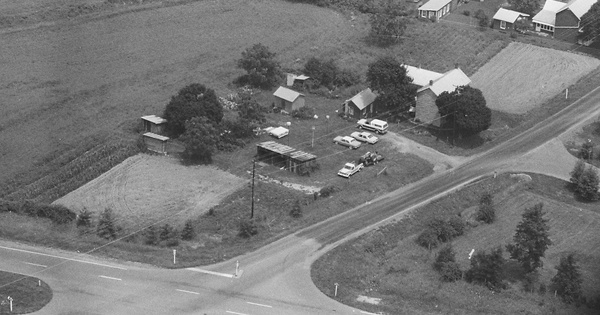 Vintage Aerial photo from 1982 in Page County, VA