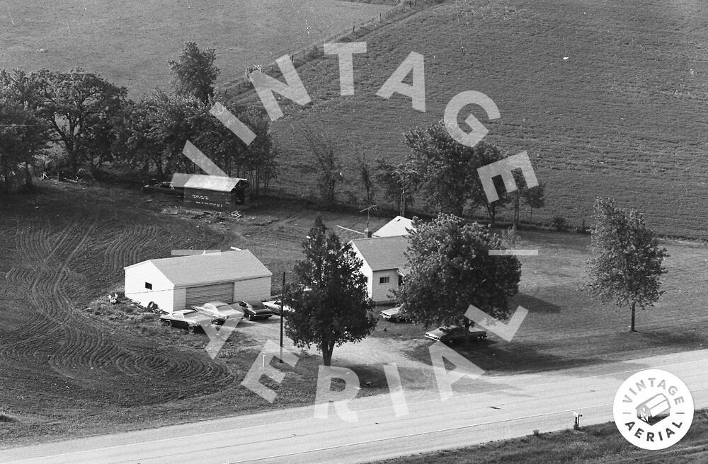 Vintage Aerial Wisconsin Fond du Lac County 1977 43PFON33