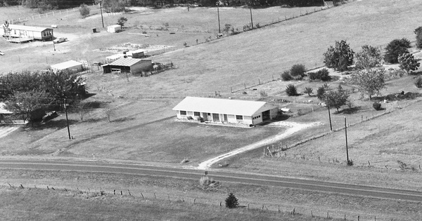 Vintage Aerial photo from 1984 in Hunt County, TX