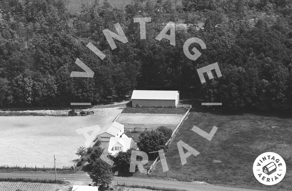 Vintage Aerial Virginia Page County 1975 24SPA22