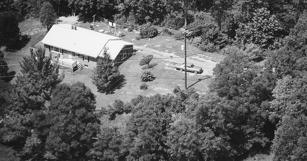 Vintage Aerial photo from 1988 in Augusta County, VA