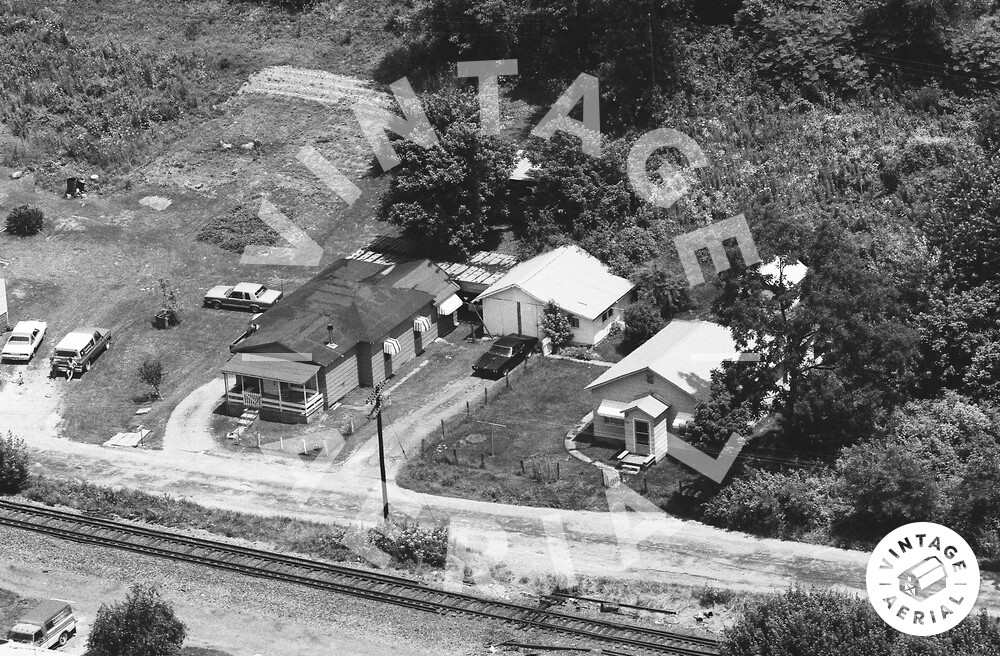 Vintage Aerial West Virginia Lincoln County 1983 73DLN22
