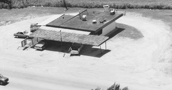 Vintage Aerial photo from 1989 in Grady County, OK