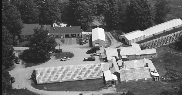 Vintage Aerial photo from 2001 in Waldo County, ME