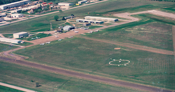 Vintage Aerial photo from 1994 in Brazos County, TX