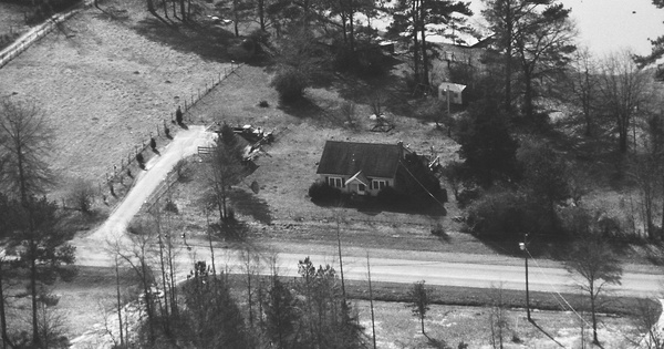 Vintage Aerial photo from 1993 in Pike County, GA
