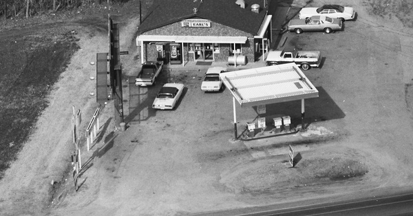 Vintage Aerial photo from 1985 in Pitt County, NC