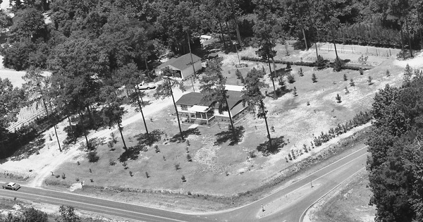 Vintage Aerial photo from 1985 in Pitt County, NC