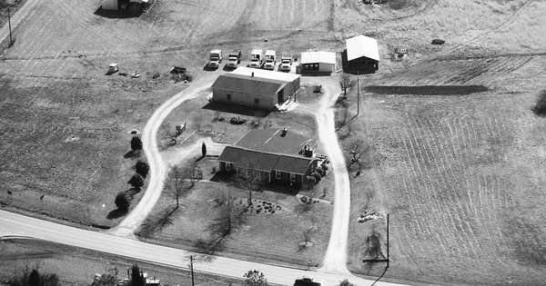 Vintage Aerial photo from 1994 in Rowan County, NC