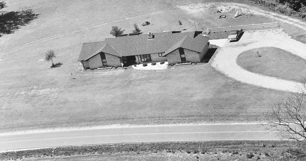 Vintage Aerial photo from 1985 in Pitt County, NC