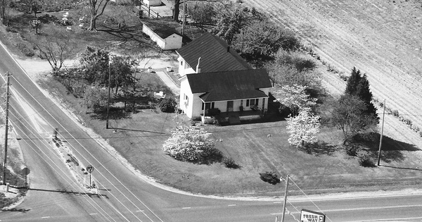 Vintage Aerial photo from 1988 in Pitt County, NC