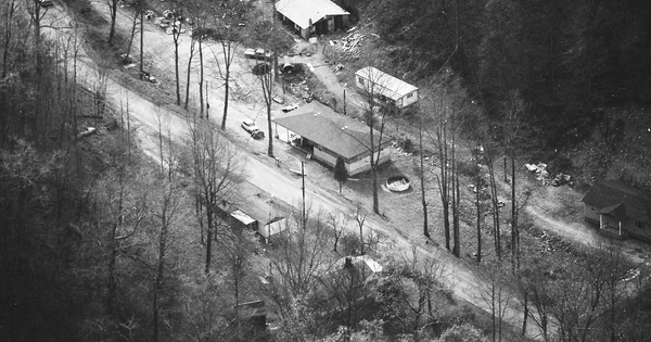 Vintage Aerial photo from 1984 in Mingo County, WV