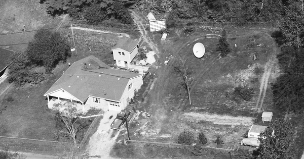 Vintage Aerial photo from 1987 in Logan County, WV