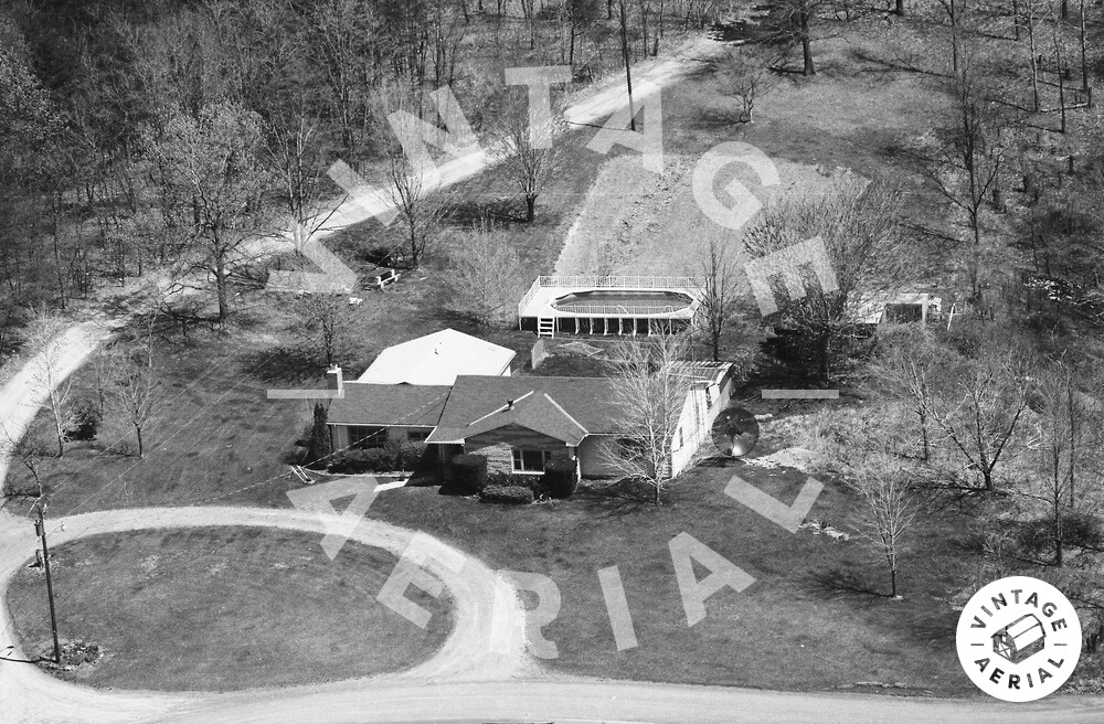 Vintage Aerial West Virginia Mineral County 1986 7TMN22