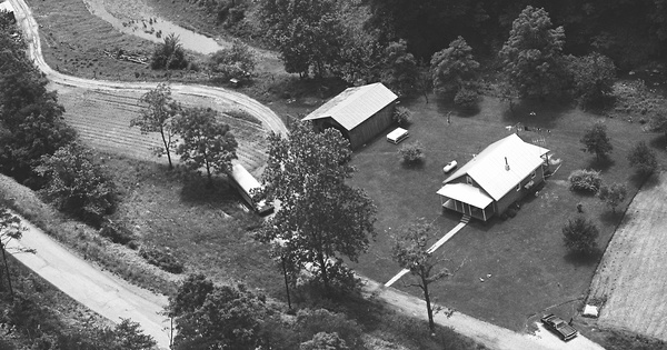 Vintage Aerial photo from 1982 in Putnam County, WV
