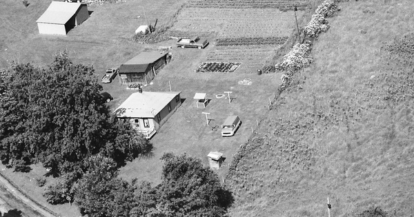 Vintage Aerial photo from 1986 in Pocahontas County, WV