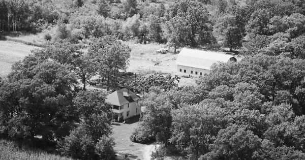 Vintage Aerial photo from 1979 in Pepin County, WI