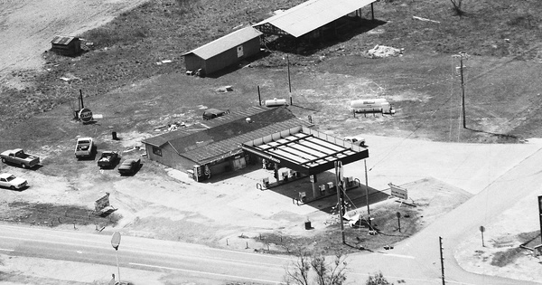 Vintage Aerial photo from 1992 in Butts County, GA