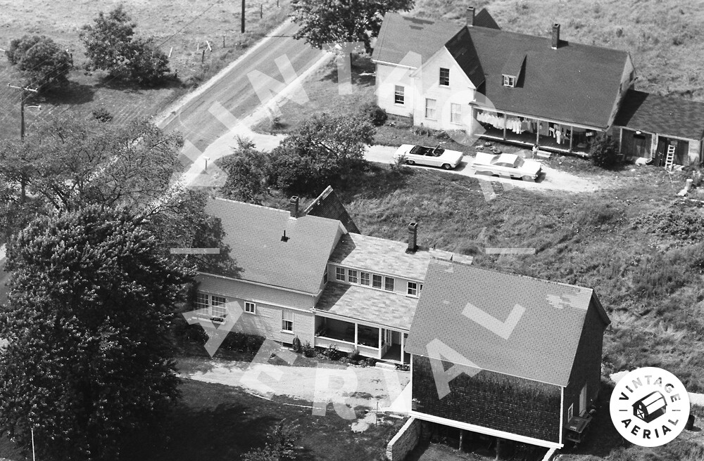 Vintage Aerial Maine Cumberland County 1968 10FCM29