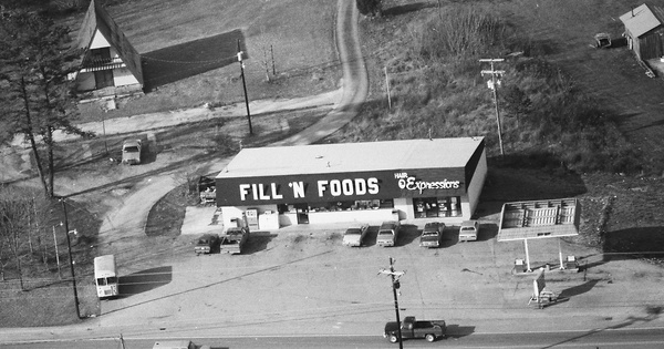 Vintage Aerial photo from 1987 in Scott County, TN