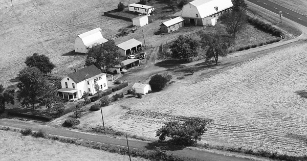 Vintage Aerial photo from 1987 in Fauquier County, VA