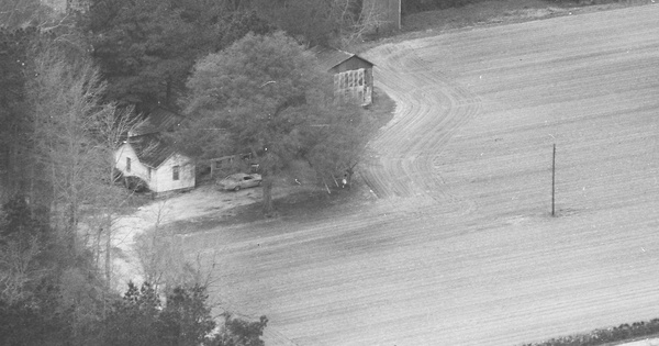 Vintage Aerial photo from 1987 in Greene County, NC
