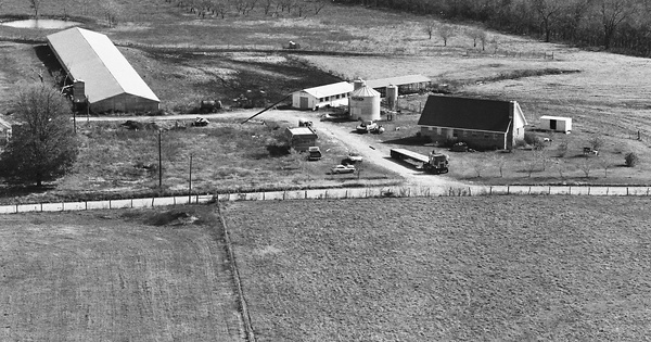 Vintage Aerial photo from 1982 in Washington County, AR
