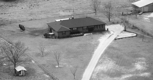 Vintage Aerial photo from 1987 in Pike County, AL