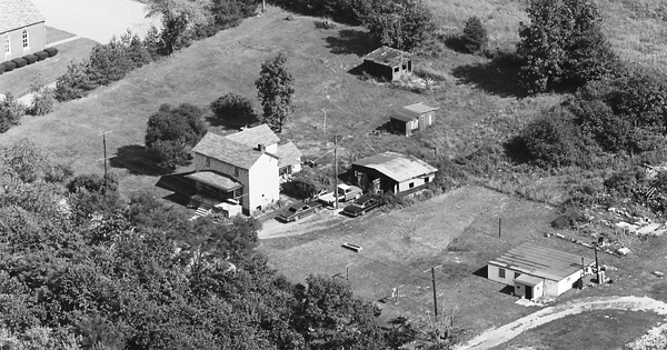 Vintage Aerial photo from 1968 in Indiana County, PA
